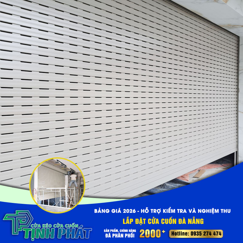 Lắp đặt cửa cuốn Đà Nẵng: Bảng giá 2026 - Hỗ trợ kiểm tra và nghiệm thu đạt chuẩn Lắp đặt cửa cuốn Đà Nẵng
